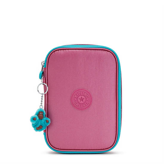 Kipling 100 Pens Metallic Case Vesker Rosa | NO 1182SG